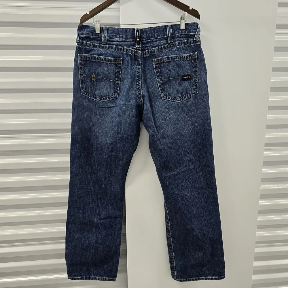 Ariat FR M5 Straight Leg Jeans Mens 36x30 CAT 2 Flame Resistant USA Fabric